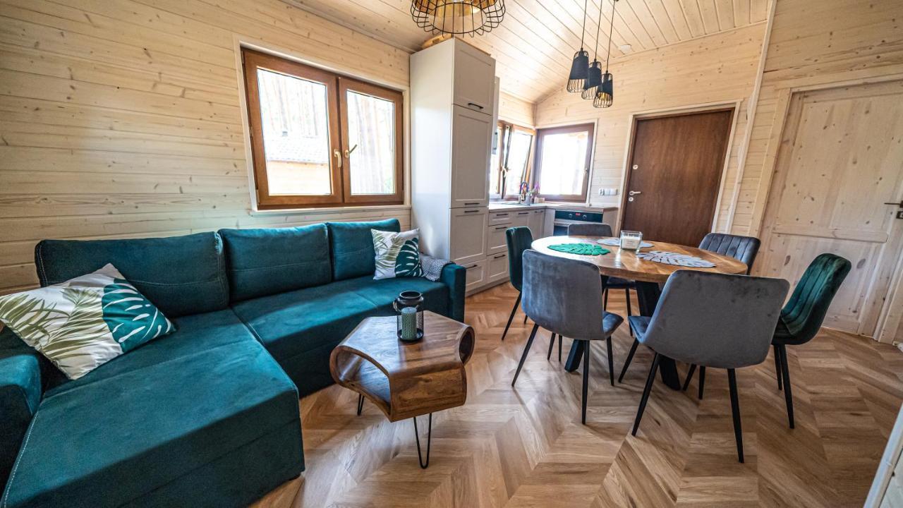 Sloneczny Domek Borsk Nr 2 I 15 - Nad Samym Jeziorem W Pierwszej Linii Buitenkant foto